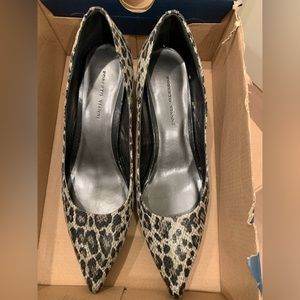 Leopard Print kitten heels